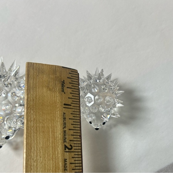 Swarovski Crystal HEDGEHOG / PORCUPINE Family Lot Of 2 - Picture 7 of 9